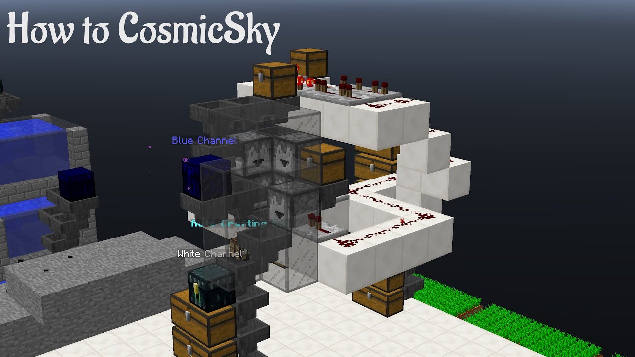 (Map10) Infinite Coal Fuel Crafter!!! - How to Cosmic Sky Ep1