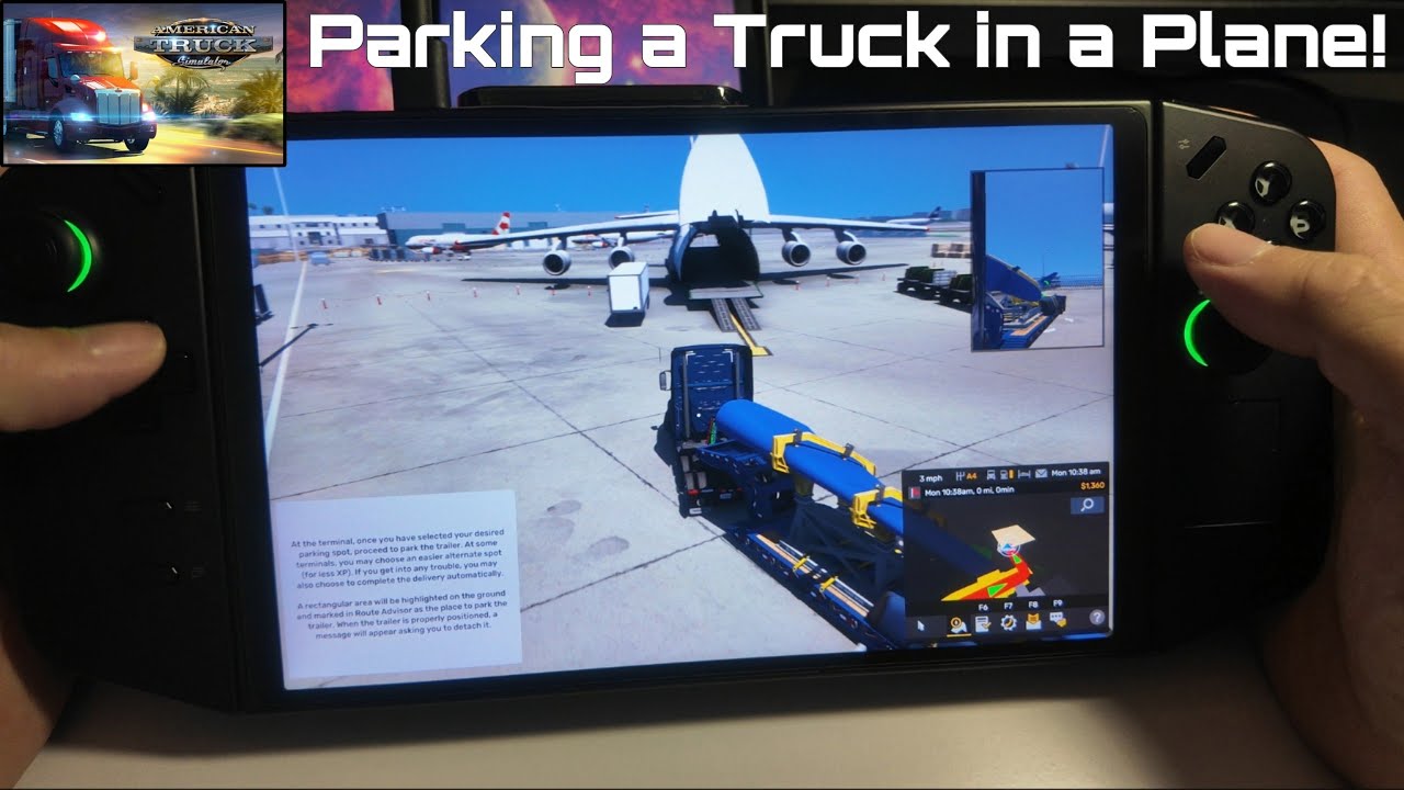 American Truck Simulator : My Gameplay Part 2 - [Lenovo LEGION GO] (Volvo Series VNL) 🚛✈️