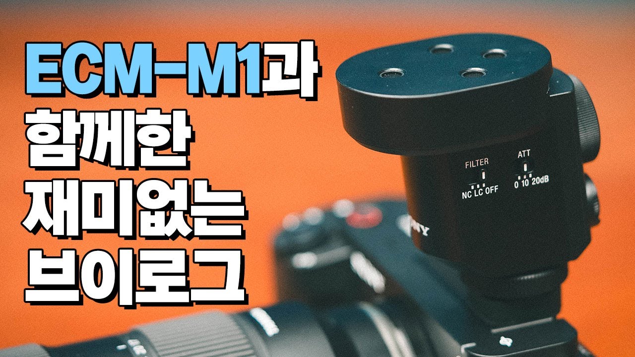 SONY ECM-M1 테스트 해봤어요 (feat. ZV-E1 + 탐론 1750mm)