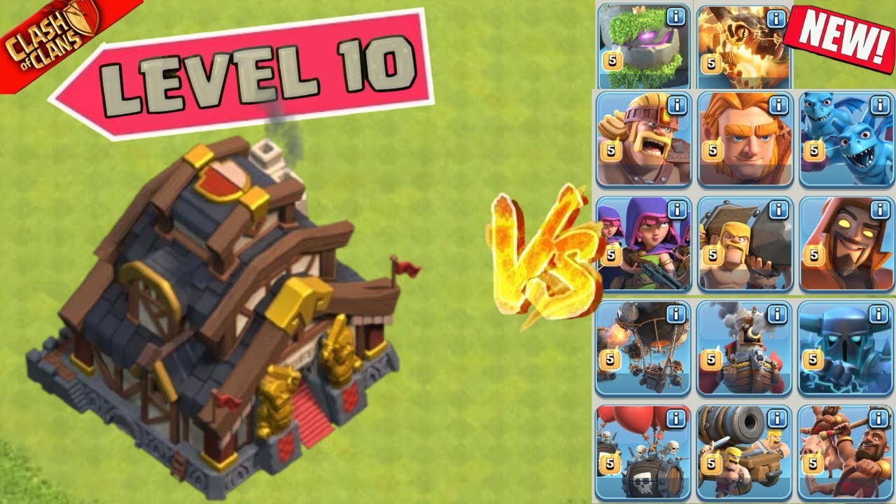 Max Capital Hall Vs All Troops of Clan Capital l Clash of Clans l Clashflict