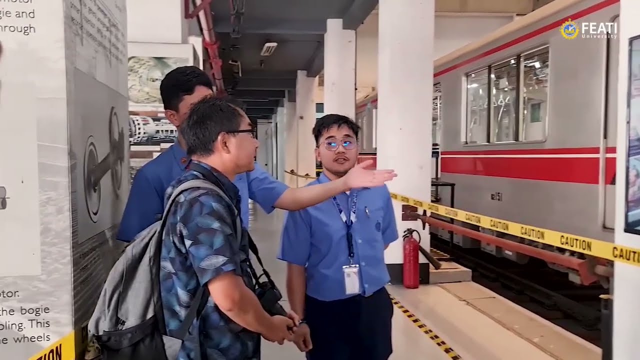 Satoshi Takagi's Visit to FEATI University's Railway Program