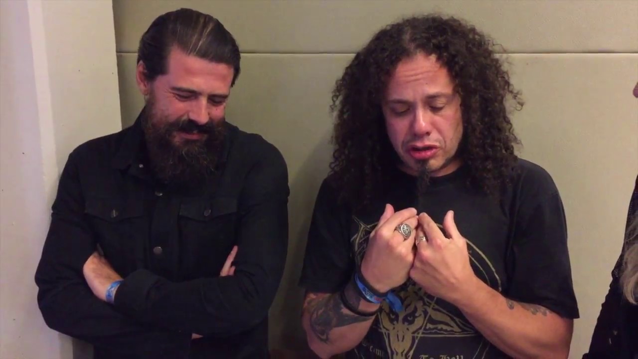 HBLS Backstage encounter with Don Aires and Ricardo of Moonspell @Alcatraz 2017