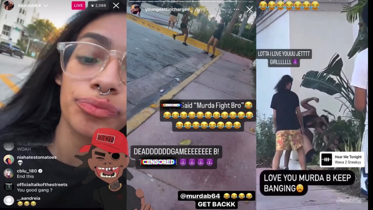 Murda B зажигает в Майами🥊против Lotta Hound!😳 + Реакция Kenzo B, Miya V и других!