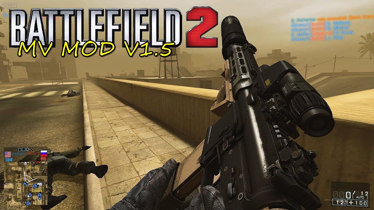 ➤Battlefield 2 Mod :  MV MOD V1.5  - Gameplay PC