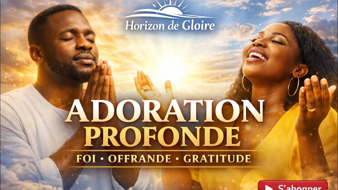 ADORATION PROFONDE 🔥 | Offrande Vivante, Dieu Mon Rocher & Merci Seigneur | 3 Chants Puissants