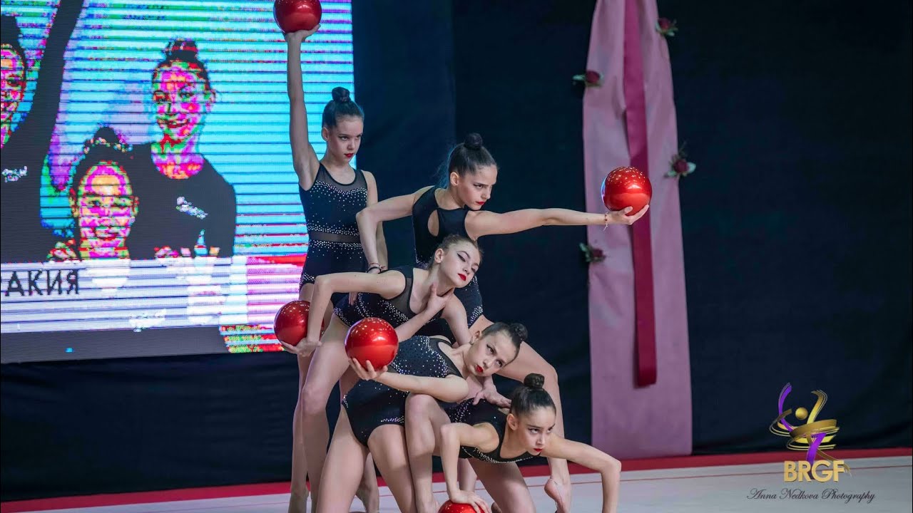 Държавно първенство квалификации Елит - Тракия ДМВ 5 топки #rhytmicgymnastics #rhythmicgymnastics