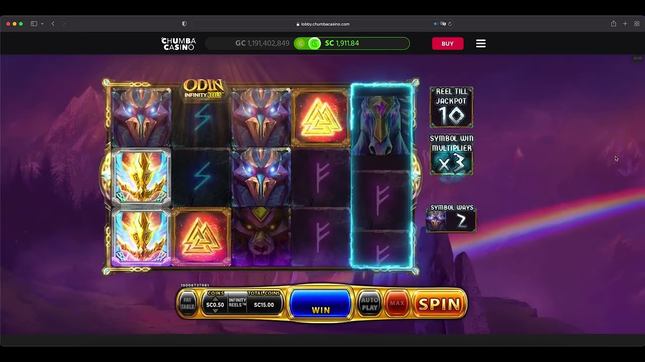 CHUMBA CASINO | ODIN INFINITY REELS | BET $15 | BIG WIN