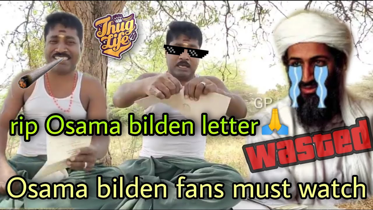 Rip osama bilden letter 🤣🤣| gp muthu thug life and wasted moments | gp Muthu letter comedy