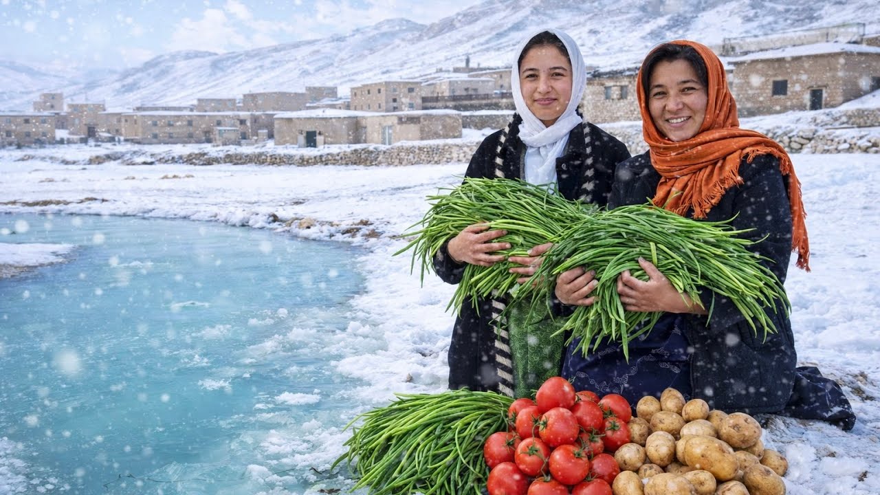 How Is Bolani Cooked in Extreme Cold? — Rural Life in the Most Remote Part of Afghanistan