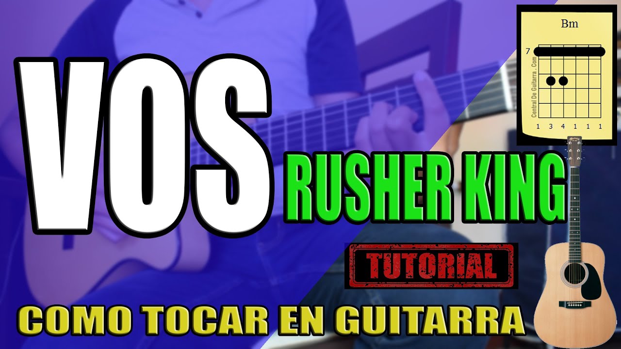 VOS - Rusher King (Cover Guitarra) Acordes + Tutorial