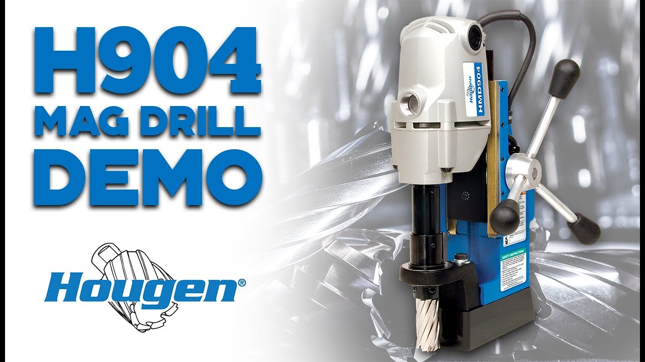 Hougen HMD 904 Magnetic Drill Press Demo
