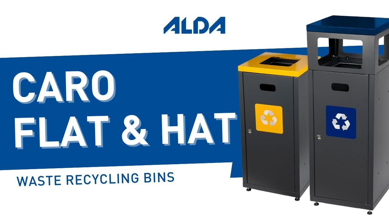 Caro Flat & Caro Hat - recycling bin - product presentation