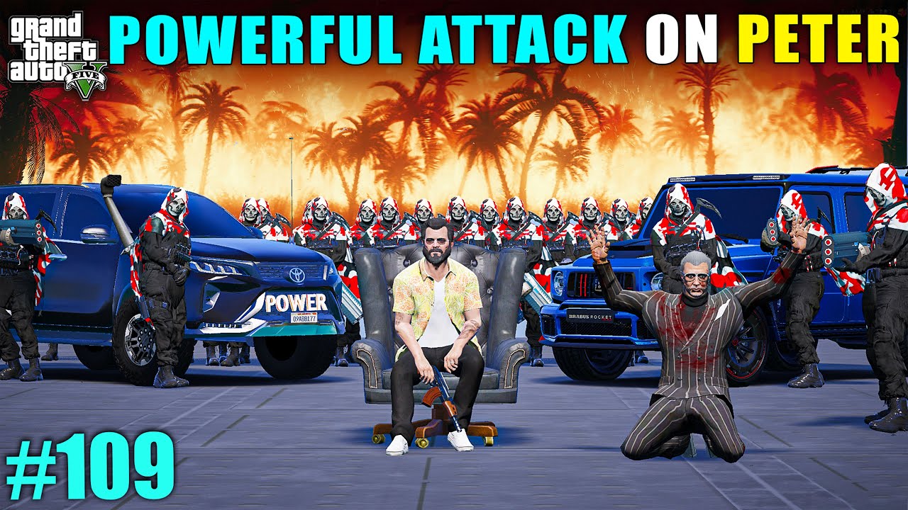 MICHAEL's POWERFUL ATTACK ON PETER | GTA 5 GAMEPLAY