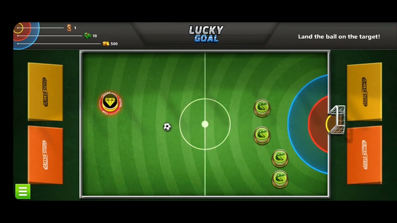 Soccer Stars , All 30 Lucky Goals + Golden Goals in order (Aim +2)