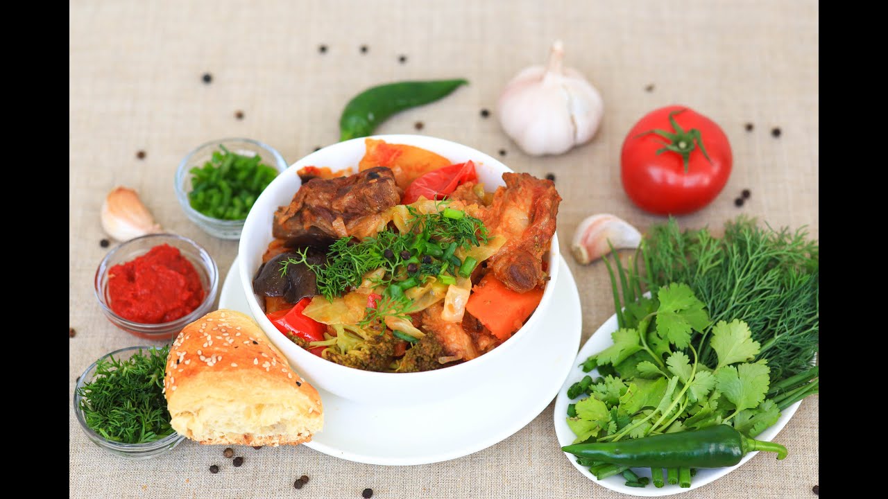 ДЫМЛЯМА - мясо, овощи, специи томленные в казане. Вкусно, полезно #дымляма #думляма #димлама #пп