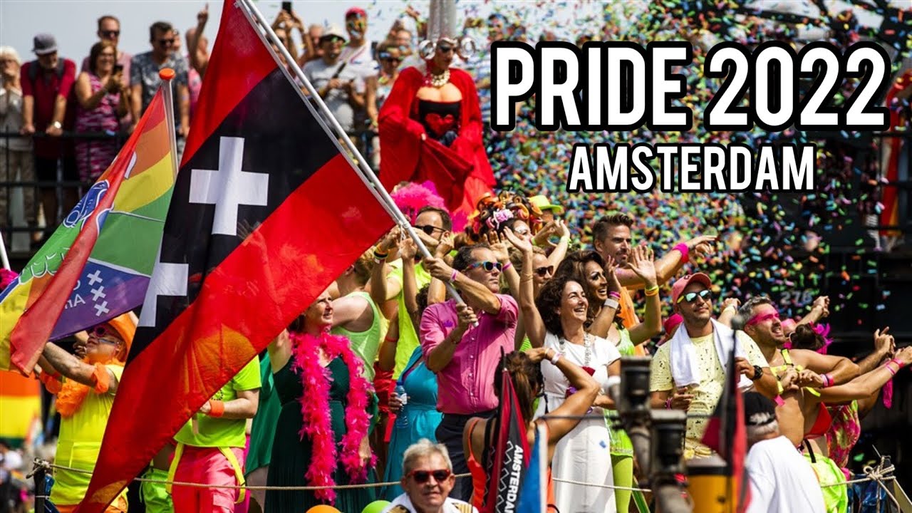 🏳️‍🌈4K Amsterdam Pride 2022 Gay Canal Parade Party LGBT Festival