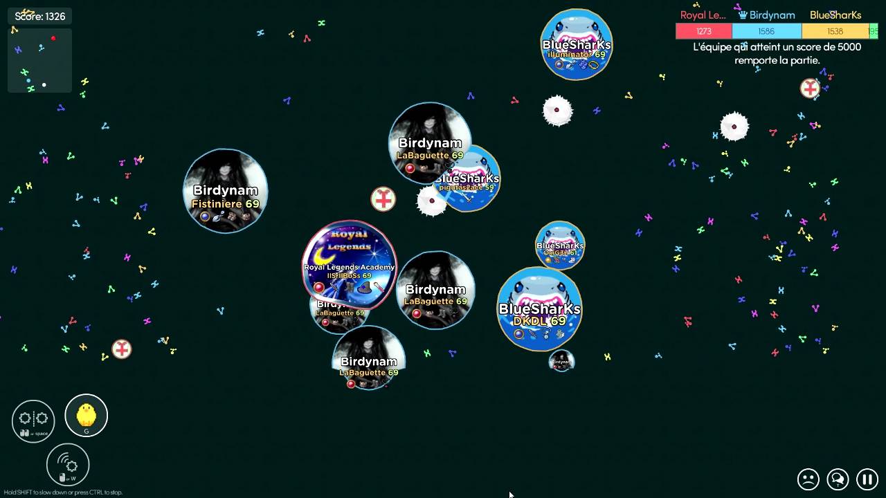 Mitosis The Game : LaBaguette  playing in Okami and Birdynam Guilds - Level 1
