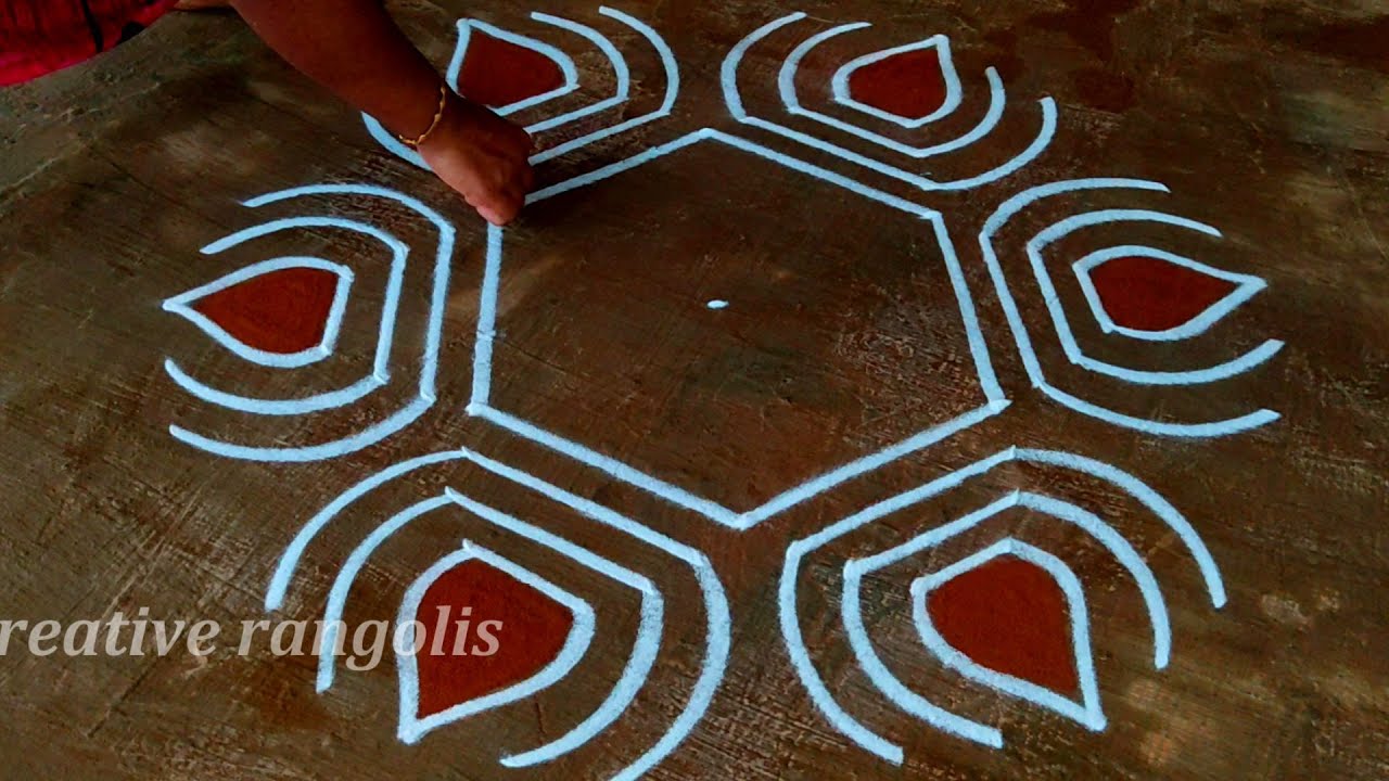 New friday padi kolam🌹Aadi velli special kolam🌹Geethala muggulu🌹Pandaga muggulu🌹Creative rangolis