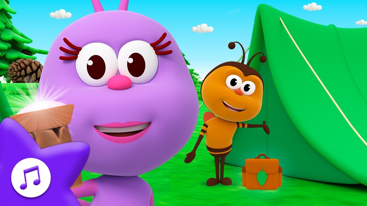 Hoy Vamos a Acampar 🏕️ 60 Minutos🌈 CANCIÓN INFANTIL | Bichikids en español