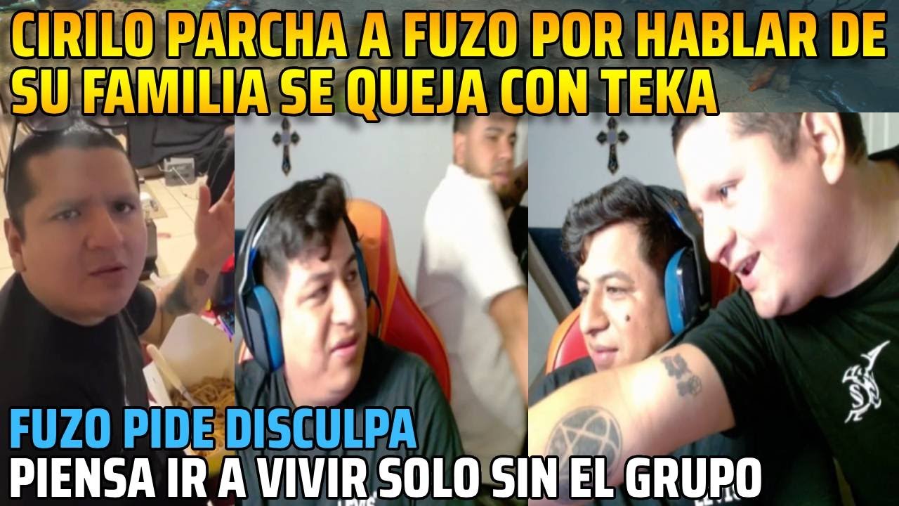 😂CIRILO PARCHA A FUZO POR HABLAR DE SU FAMILIA😂😂SE QUEJA CON KINGTEKA😂