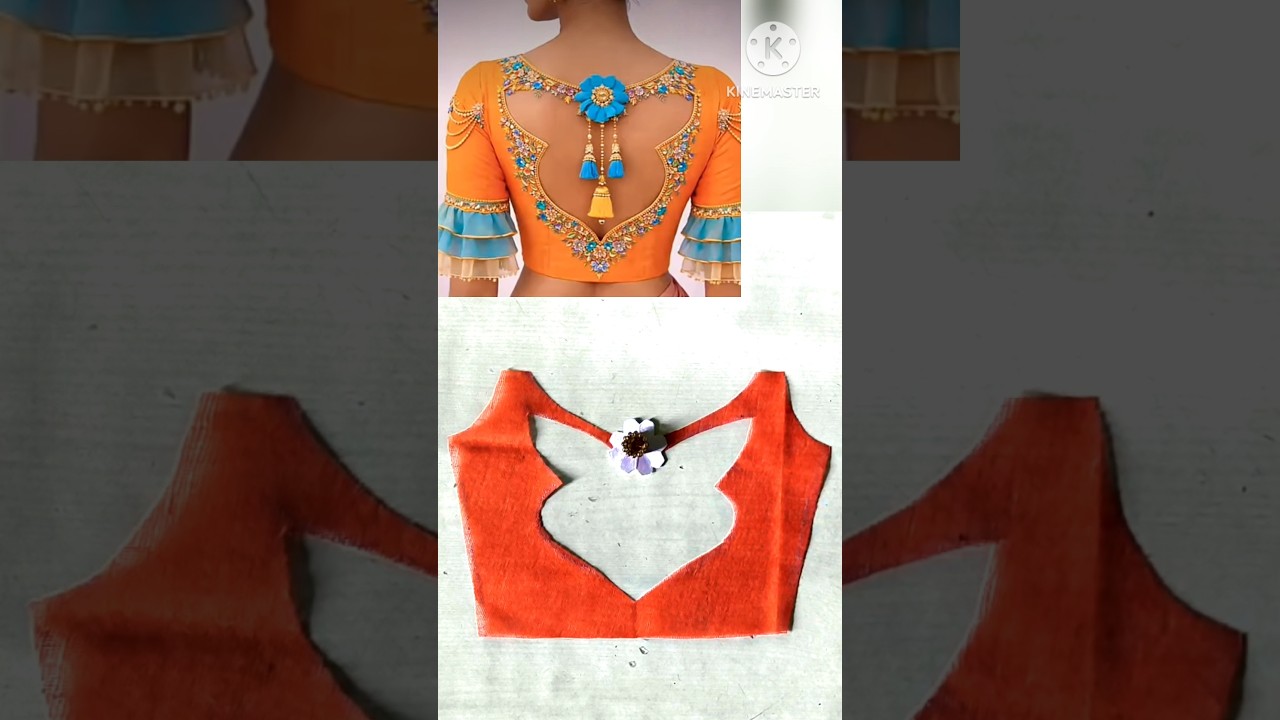 blouse back neck design #fashion #viralvideo #tranding #new #india