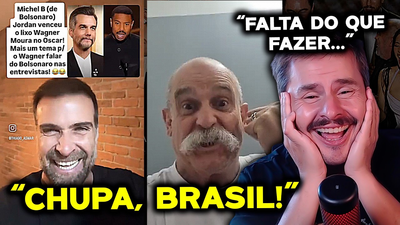 BOLSONARISTAS COMEMORAM DERROTA DO BRASIL NO OSCAR