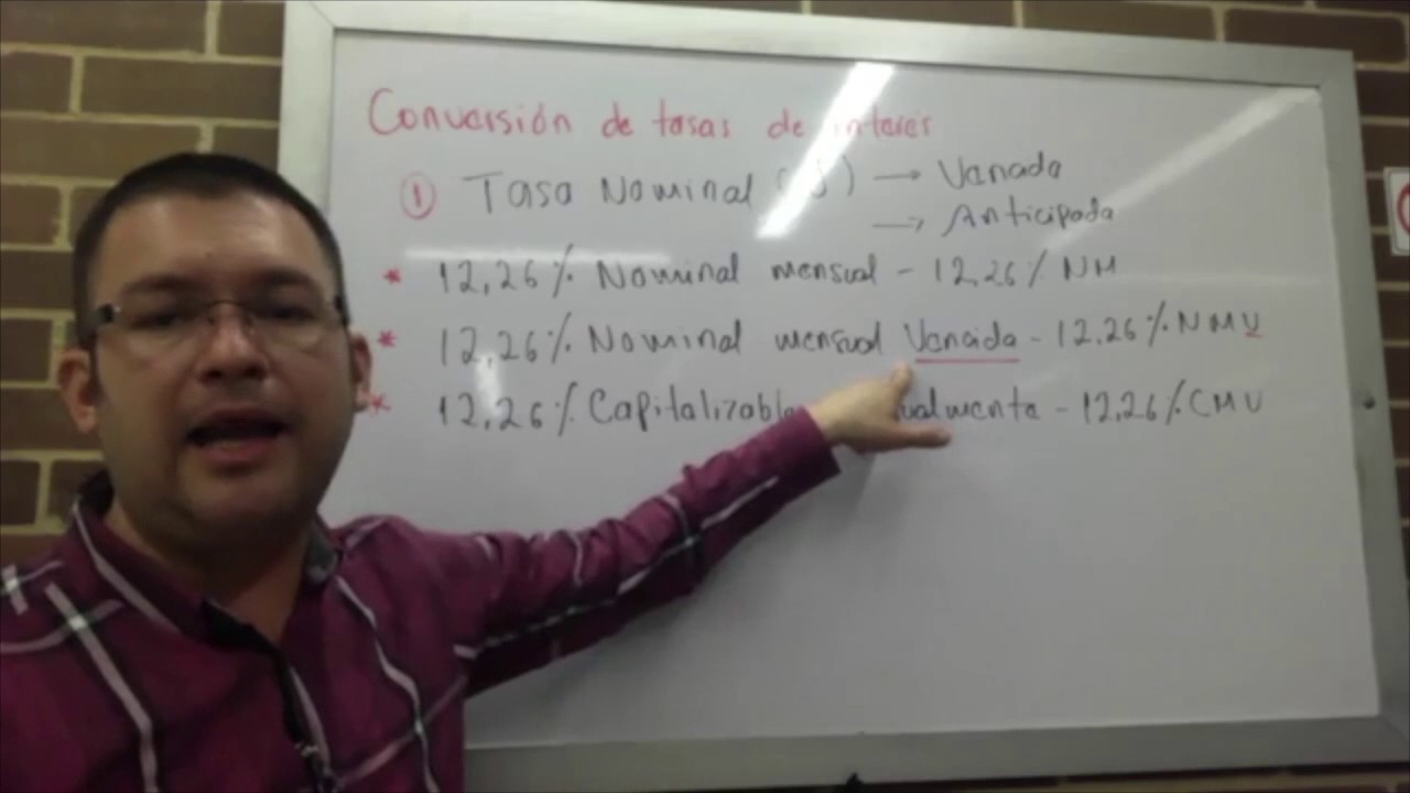 Conversión de tasas de interés    Parte 1