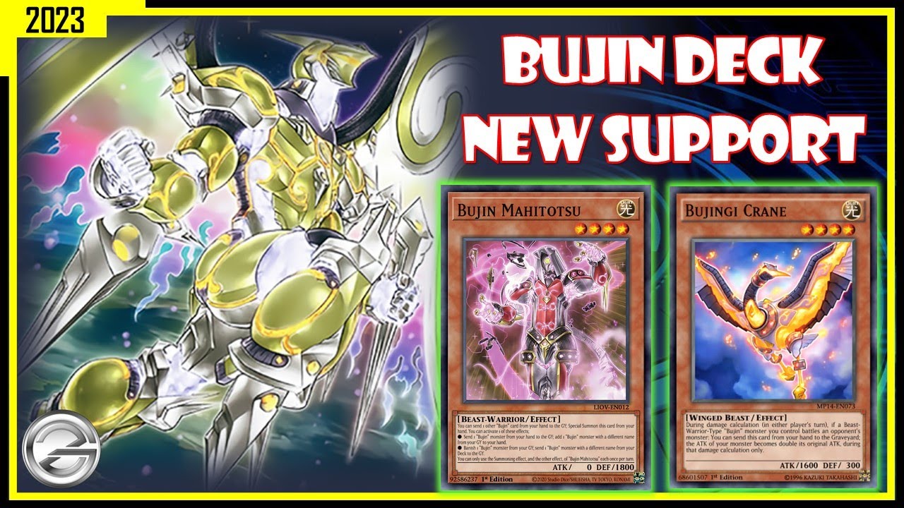 BUJIN DECK NEW SUPPORT GAMEPLAY NOVEMBER 2023 | MASTER YUGIOH DUEL LINKS