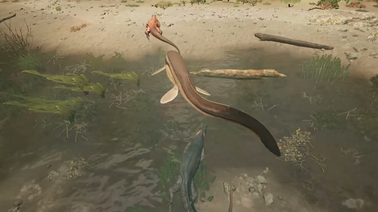 Path of Titans - Tylosaurus vs. Megalania Group (003)