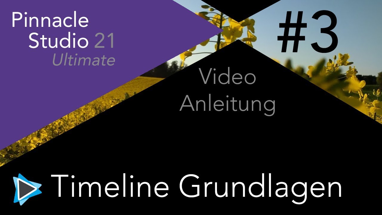 Timeline Basics und Grundlagen Pinnacle Studio 21 Video Tutorial Deutsch #3
