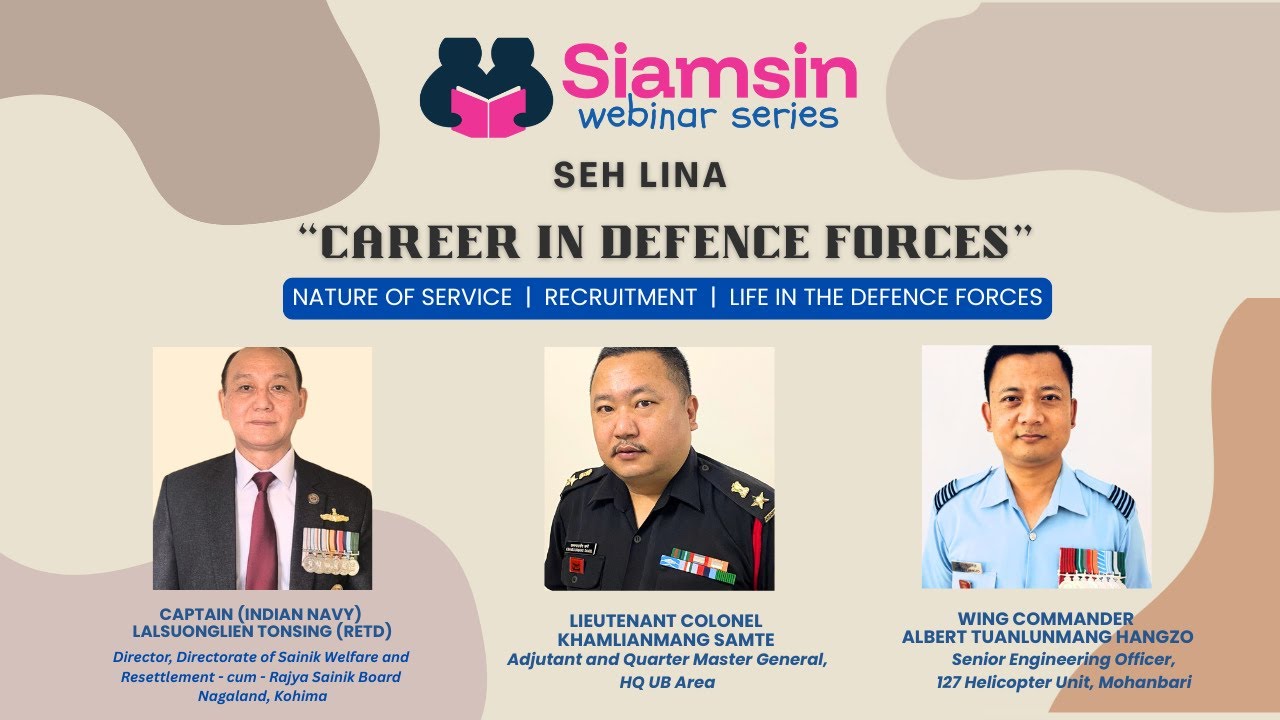 CAREER IN DEFENCE FORCES | SIAMSIN WEBINAR SERIES | SEH LINA