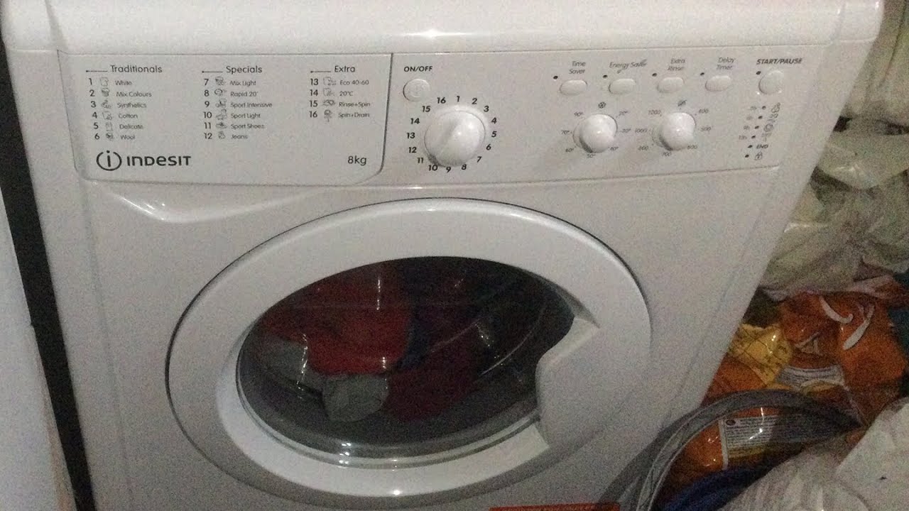 Start Mixed Colours Indesit IWC81251W Mix Colours 40 Time Saver 1200rpm