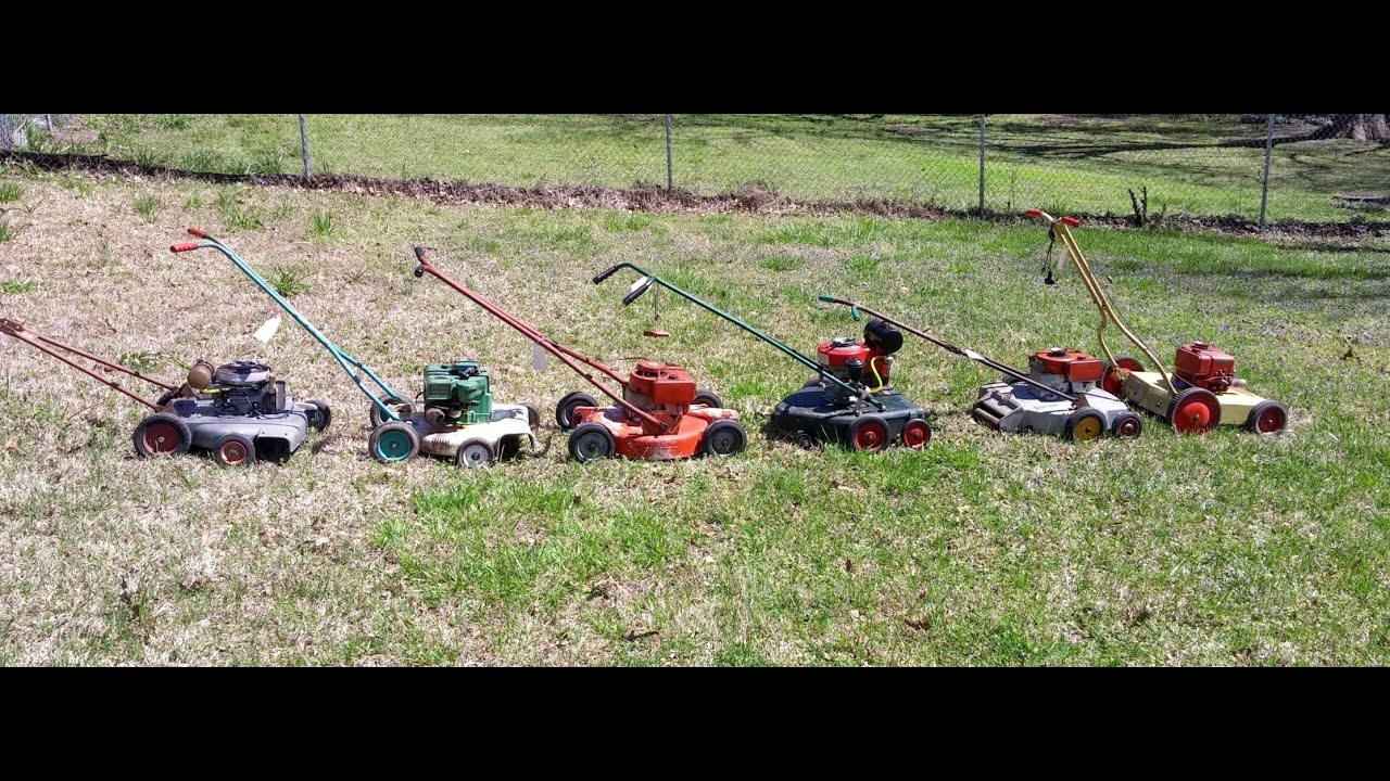 Vintage Lawn Mower Parade