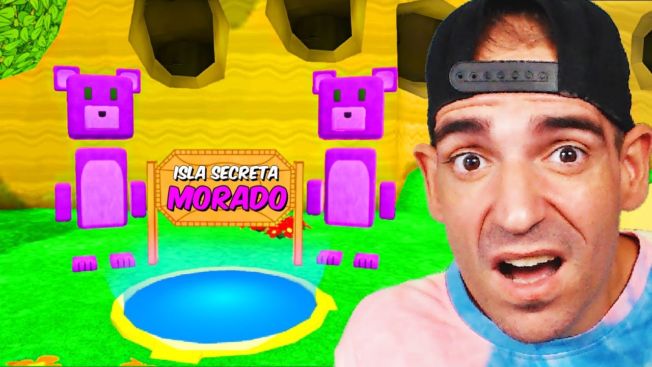 FUI A LA ISLA SECRETA DEL OSO MORADO EN SUPER BEAR ADVENTURE!!! 🐻💜