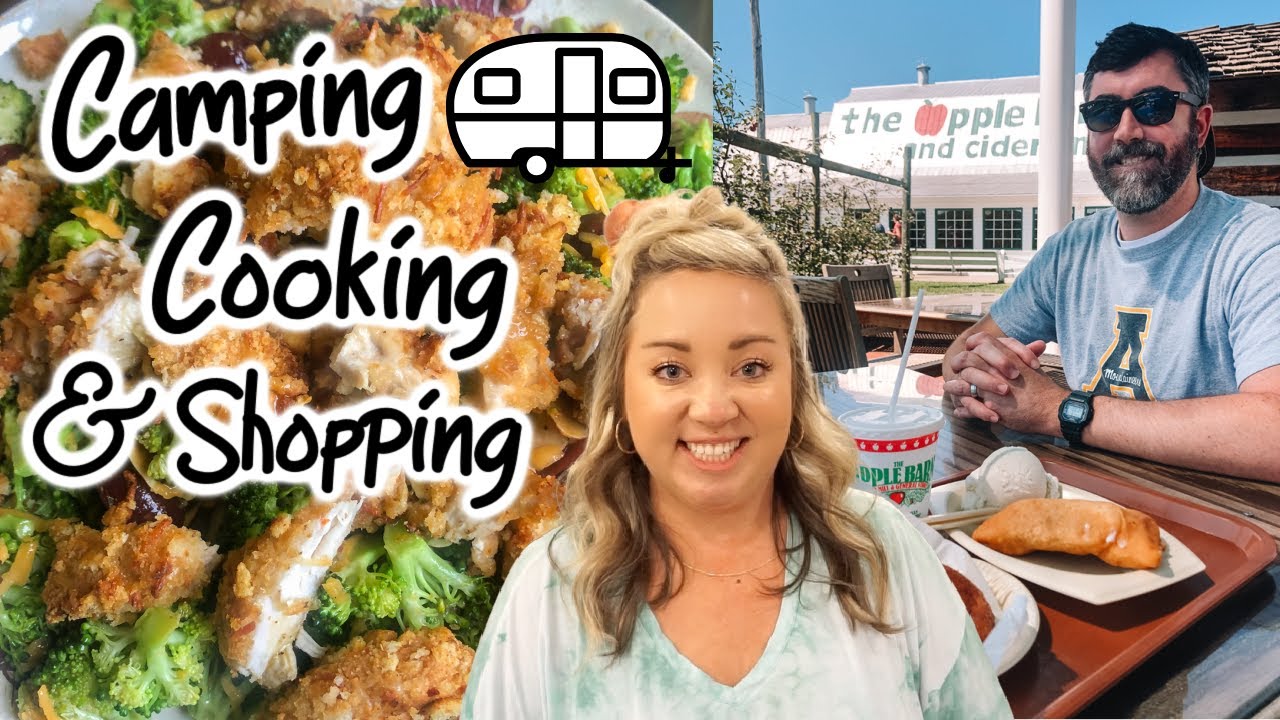 CAMPING, COOKING, AND SHOPPING | PIGEON FORGE TN | EASY WEEKNIGHT RECIPE | WALMART SHOPPING & HAUL