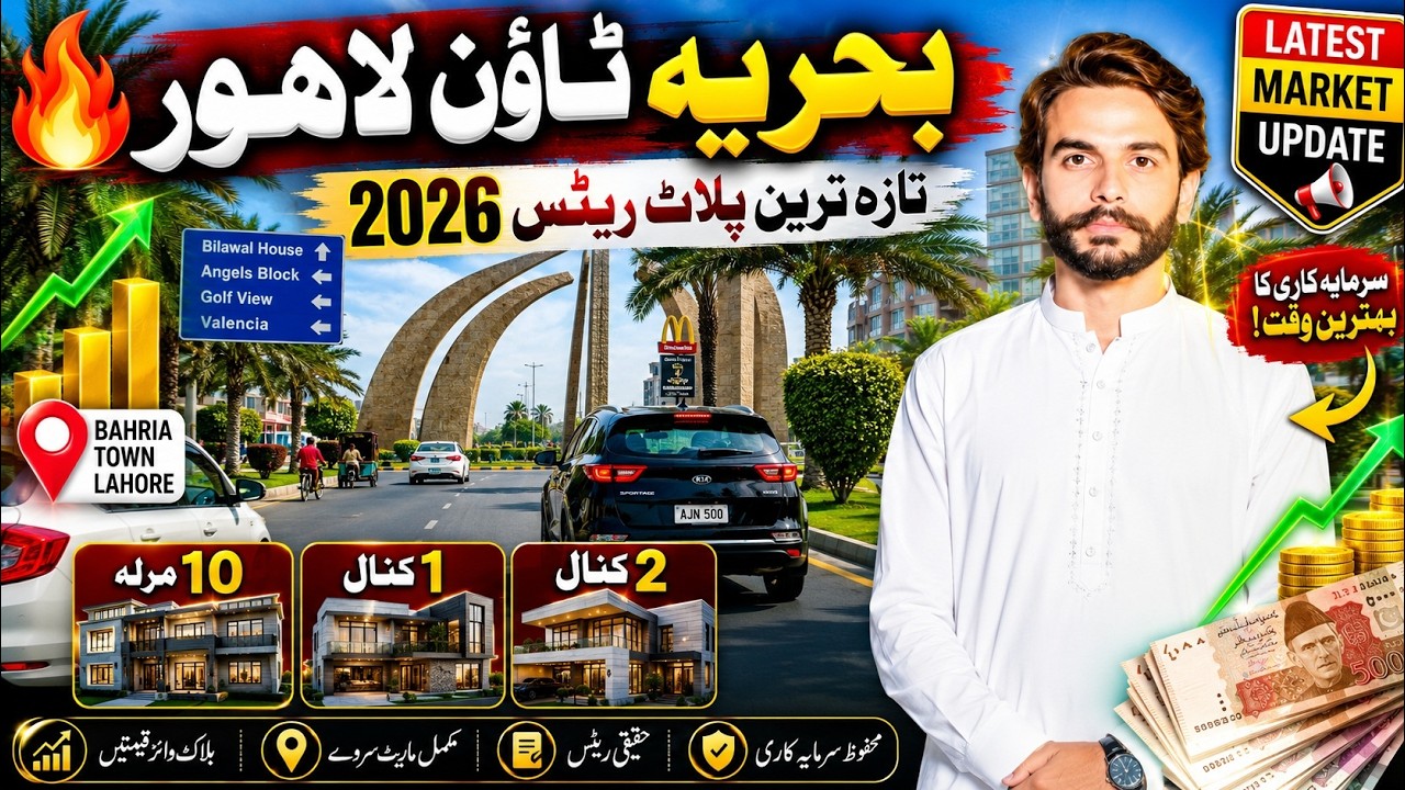 Bahria Town Lahore Property Rates Update 2026: Complete Block-by-Block Market Analysis Latest Visit