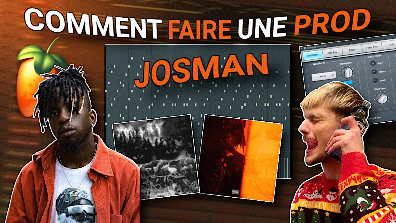 FAIRE une INSTRU CARREZ pour JOSMAN (avec un VST nul) | Tuto SPLIT Type BEAT FL Studio
