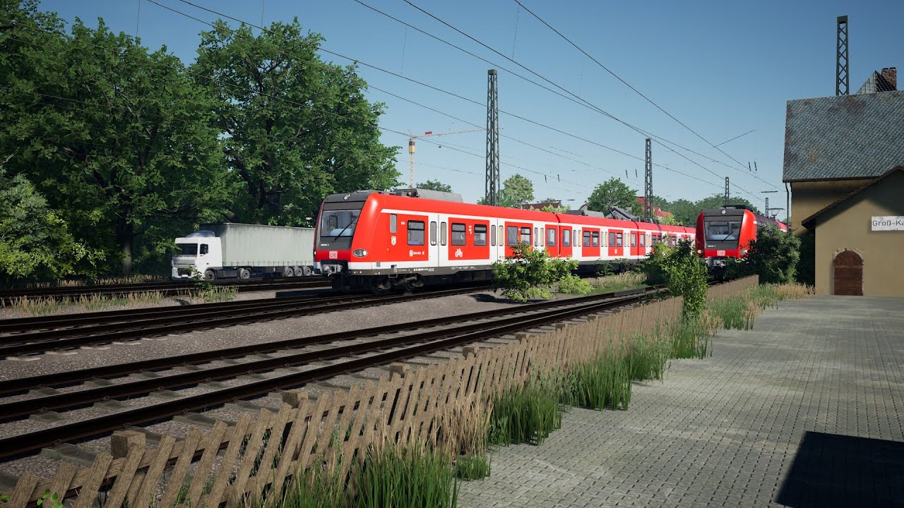 Train Sim World 4  Main Weser Bahn  S6 Friedberg- Frankfurt West
