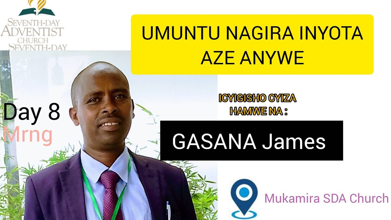 🔴LIVE AUDIO : UMUNTU NAGIRA INYOTA AZE ANYWE hamwe na GASANA James at Mukamira SDA church