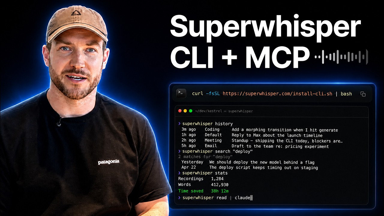 Superwhisper CLI + MCP Server уже здесь!