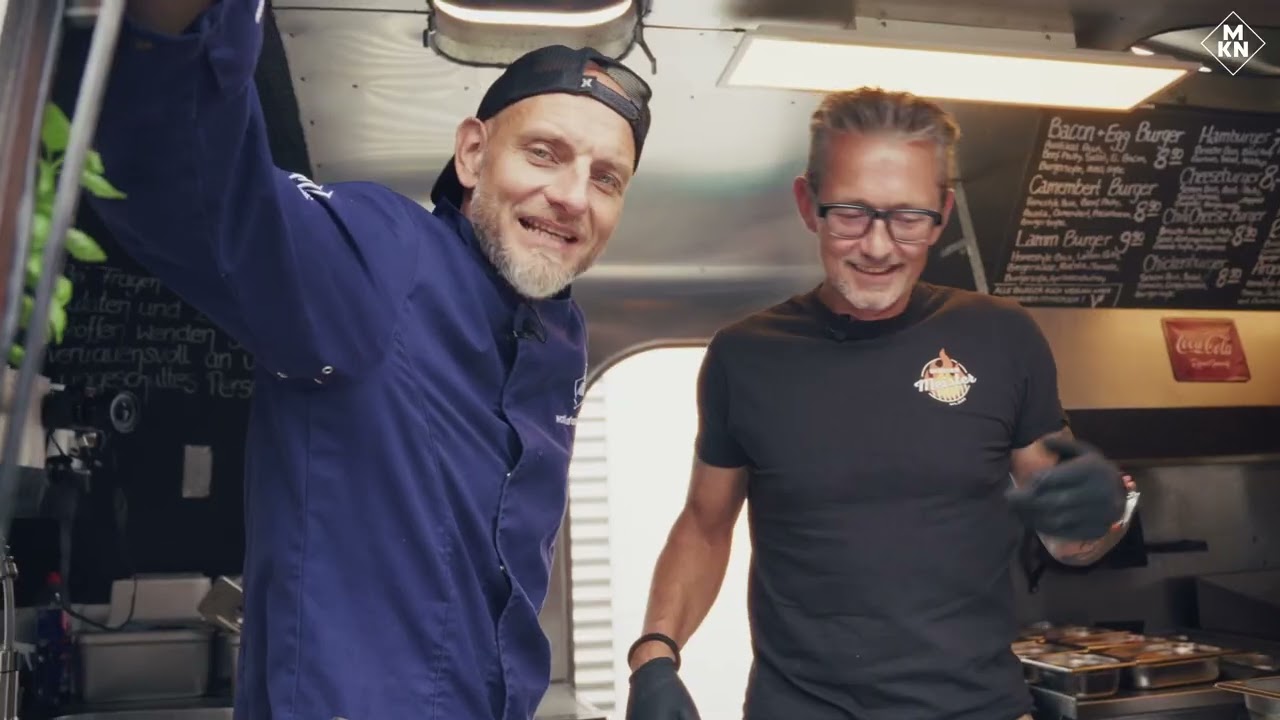 HANDS-ON im Burger-Bus – MKN Culinary Ambassador geht mit Meister Düe auf Tour! 🍔🔥
