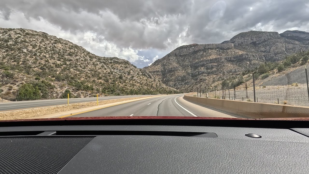 Peaceful Scenic Drive | Beatty, NV to Las Vegas, NV | Desert & Mountain Ambience