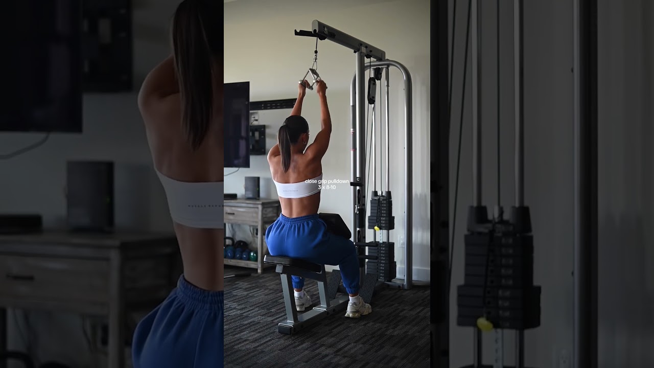 the perfect beginner back day using the cable machine! 👏🏼 #backworkout #beginnerworkout #shorts