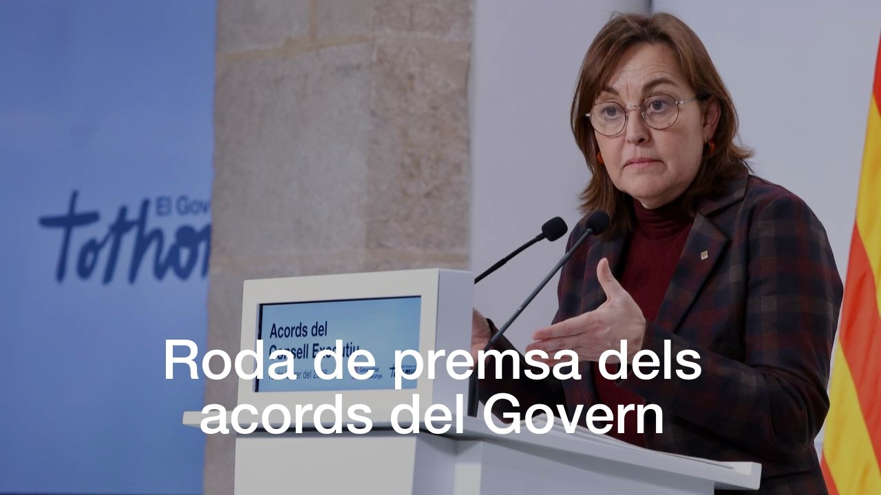 Roda de premsa dels acords del Govern (10.02.26)