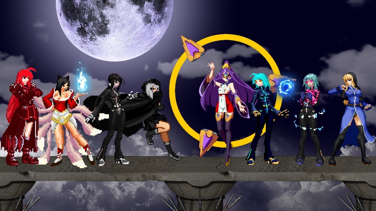 TyeGuy's Waifu Team vs AET's Waifu Team | KOF MUGEN