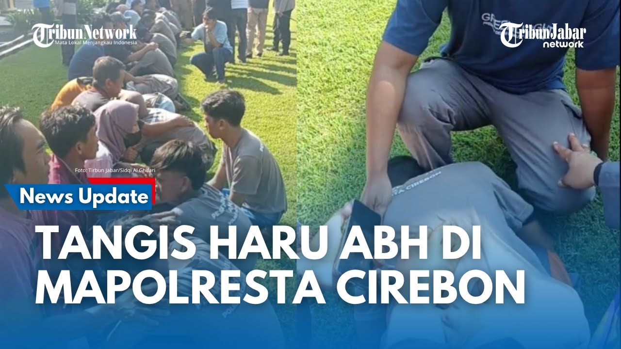 Suasana Tangis Haru Anak Berhadapan Hukum Di Mapolresta Cirebon Program Pesatren Kilat Angkatan ke-4