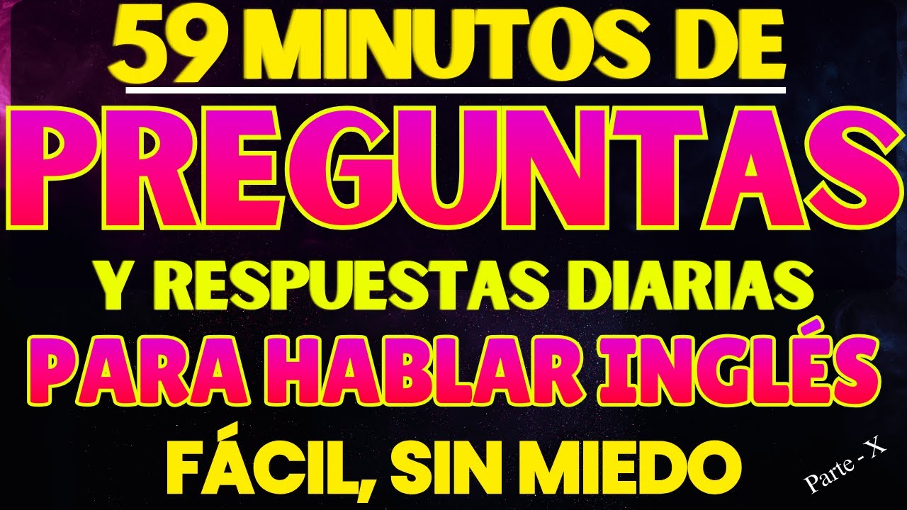 CONVERSACIÓN EN INGLÉS BÁSICO PARA MEJORAR TU LISTENING || MÉTODO SIMPLE PARA APRENDER INGLES RÁPIDO
