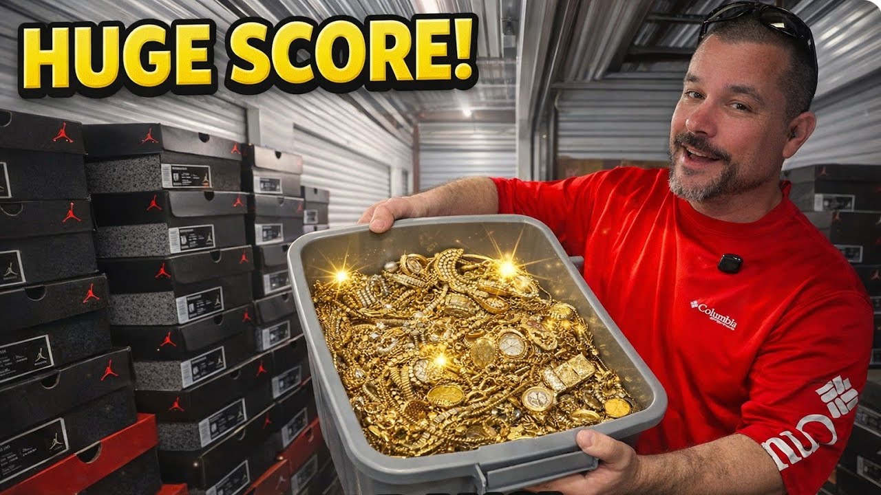 I Bought  a Millionaire Storage!  Full of Shoes and Gold!!