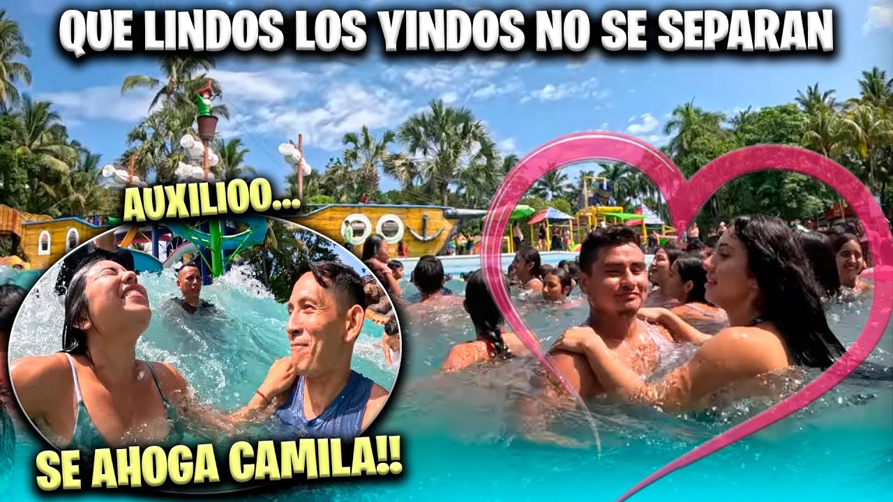 Bessy anda bien CUIDADA por Julio. A divertirnos en la piscina de olas, varios se estaban ahogando.