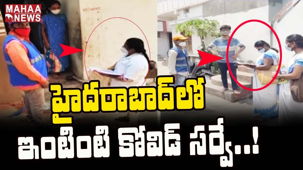 హైదరాబాద్ లో ఇంటింటి కోవిడ్ సర్వే: Hyderabad Covid Survey | MAHAA NEWS